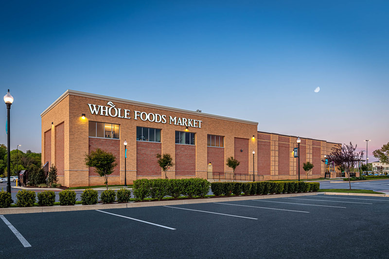 Photo of the Whole Foods Market in Lancaster, Pennsylvania showing brickwork by G.L. Wise Masonry