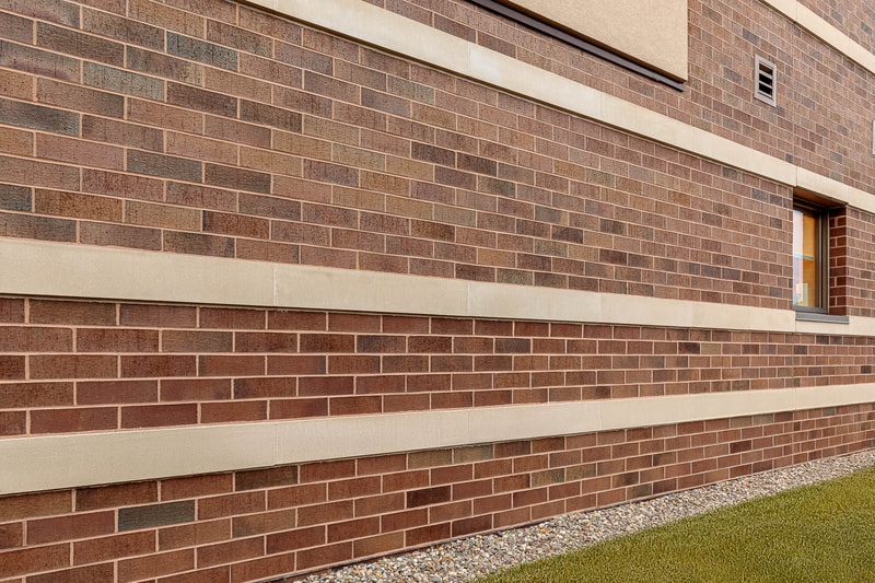 SpringHill Suites by Marriott Wall Closeup of Brickwork by G.L. Wise Masonry